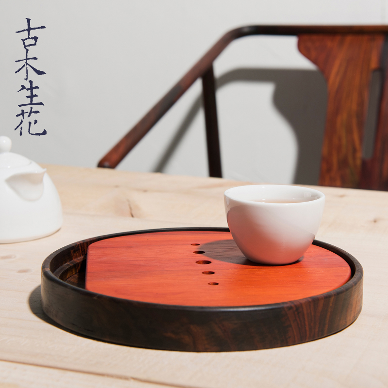 solid wood tea tray tea tray Buddhist mood circular Chahai Tray trumpet Impoundment Simplicity wooden householdin the Tableware , Tea set , Tea tray category - from Buy2taobao.com to provide professional Taobao agent buy service