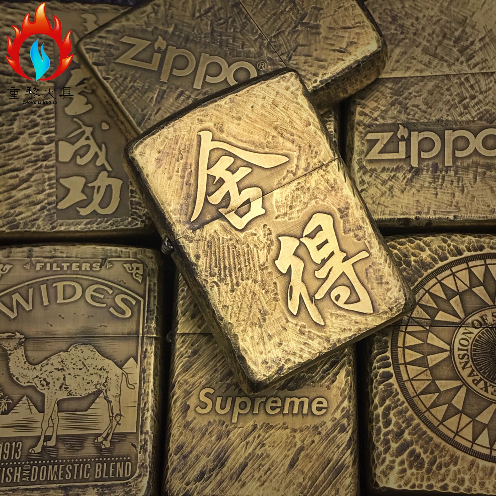 zippo煤油打火机手雕纯铜盔甲手工雕刻做旧男士复古个性定制送礼|ruв категории ZIPPO/швейцарский армейский нож/очки, бренд зажигалки и аксессуары, ZIPPO/" - от Buy2taobao.com для оказания профессиональной услуги покупки агента Taobao
