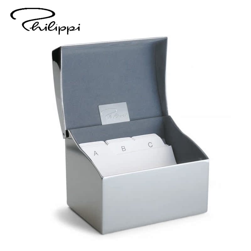 Germany Philippi Metal business cards Arrangement storage box originality Business office gift desktop Decoration customerin the Electronic Dictionary/Electronic paper book/Stationery , Shelves/Display items , Card Case category - from Buy2taobao.com to provide professional Taobao agent buy service