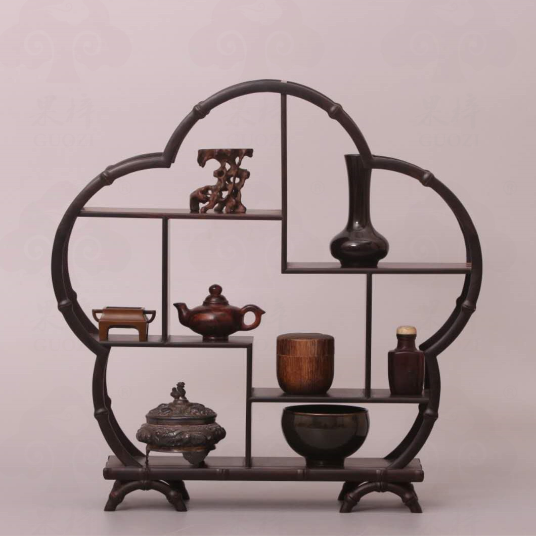 Redwood crafts Ebony Bamboo Curio Antique frame small-scale Shelf teapot Jewelry Swing framein the Home accessories , Carving , Woodcarving category - from Buy2taobao.com to provide professional Taobao agent buy service