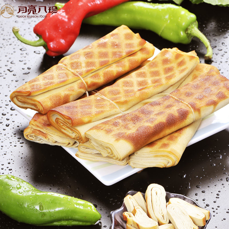 Laotang Bean curd roll Harbin Moon Bazhen Bean curd roll Dried bean curd skin Northeast Specialty snacks 5in the Snacks/Nuts/Specialty , Dougan products/Dry vegetables , Tofu category - from Buy2taobao.com to provide professional Taobao agent buy service