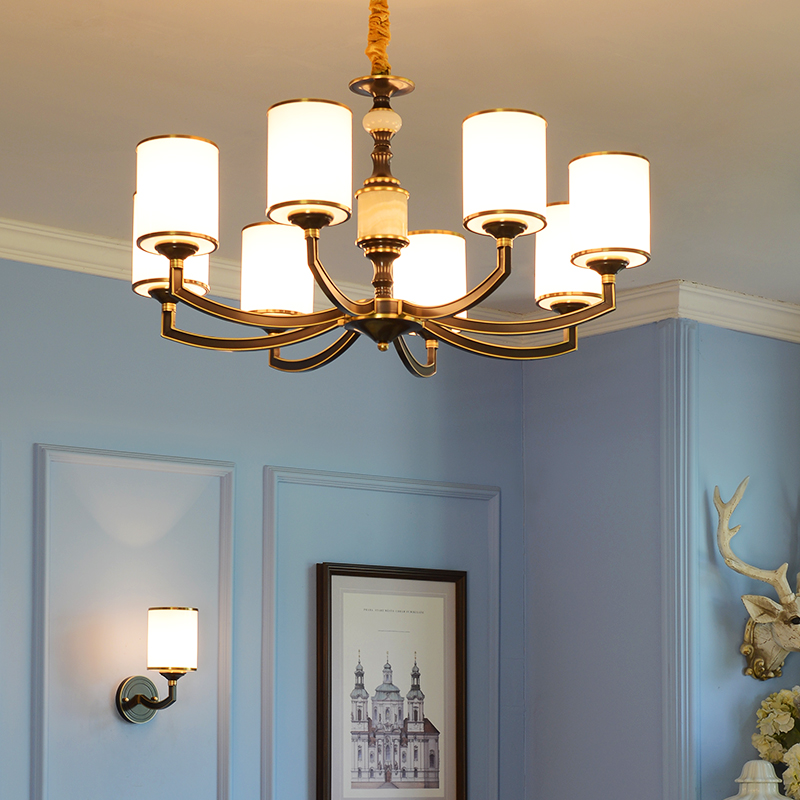 Chinese style All copper a chandelier modern Simplicity Restaurant Bedroom lights New Chinese style a living room Penthouse floor jade Pure copper lamps and lanternsin the Decoration main material , Lamps , Other Lamps & Lighting Fixtures category - from Buy2taobao.com to provide professional Taobao agent buy service