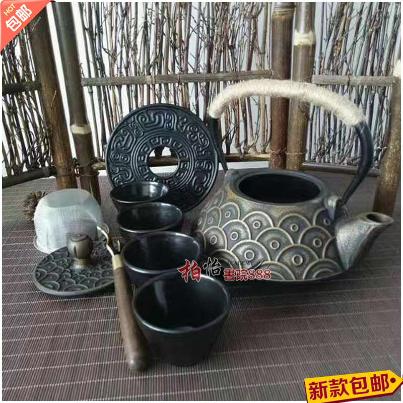 古玩户外家用大容量纯手工加厚仿古铸铁烧水壶套装功夫茶茶具大号在类目 餐饮具, 茶具, 茶壶中 - 来自Buy2taobao.com提供专业的淘宝代购服务