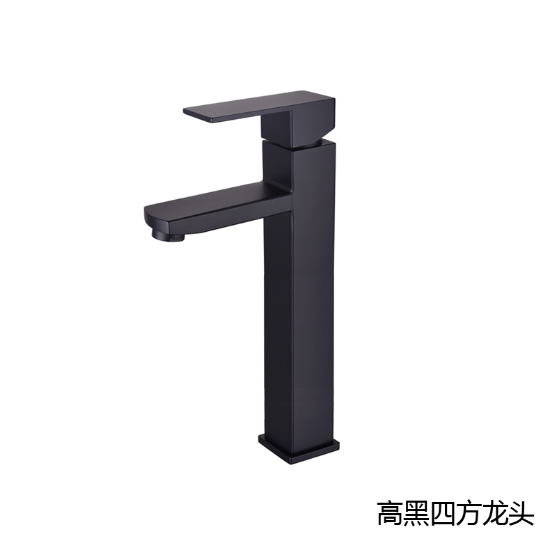 黑色水龙头冷热洗脸盆龙头全铜芯洗手池卫生间面盆高低卫浴水笼头|msdalam kategori keluarga memasang ibu, kelengkapan peribadi, keran bilik mandi, lembangan pengadun - dari Buy2taobao.com untuk memberikan perkhidmatan ejen Taobao profesional membeli