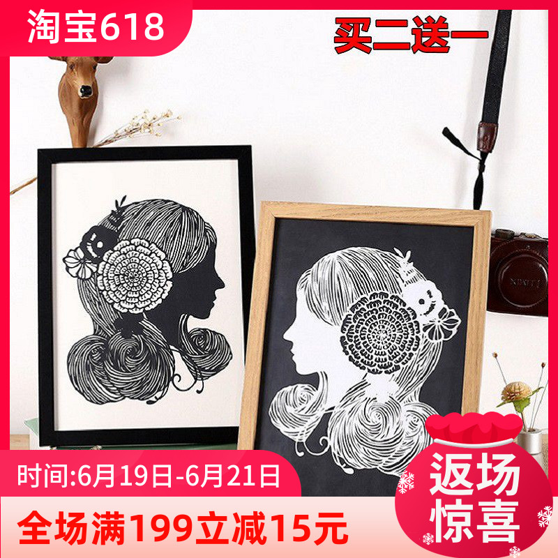创意刀刻书相框摆台A4画框 雕刻剪纸书专用相框 剪纸相框刀雕画框|msdalam kategori Aksesori rumah, photo Frame/Frame - dari Buy2taobao.com untuk memberikan perkhidmatan ejen Taobao profesional membeli