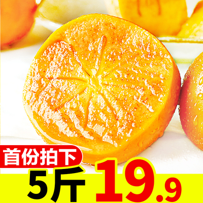 广西脆柿子新鲜水果当季整箱5斤脆皮硬柿子大果脆甜火晶现季整箱6