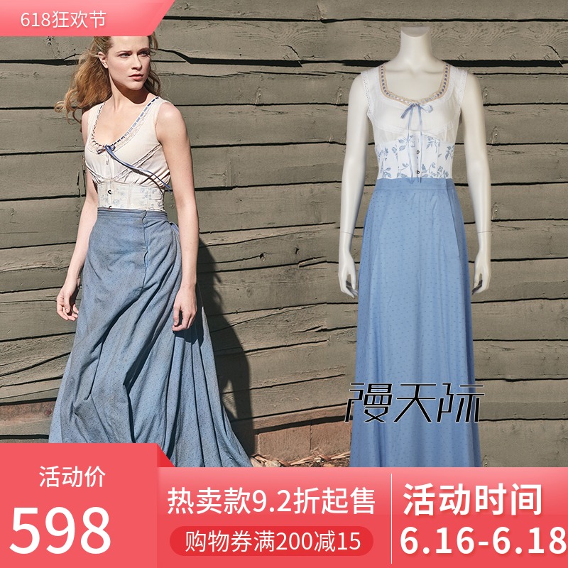 Manles/漫天际 西部世界 第二季cos女主同款多萝西·艾本纳西服装|msdalam kategori mod main/animasi/Zhou Bian/cos/permainan papan, kostum cosplay/props/perkhidmatan, Wanita Cosplay - dari Buy2taobao.com untuk memberikan perkhidmatan ejen Taobao profesional membeli