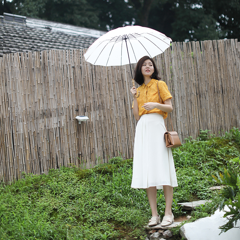 SK1483 永无乡2019夏 仙气十足 设计感前片细褶 半橡筋半身裙|ruв категории Женская одежда, юбка - от Buy2taobao.com для оказания профессиональной услуги покупки агента Taobao