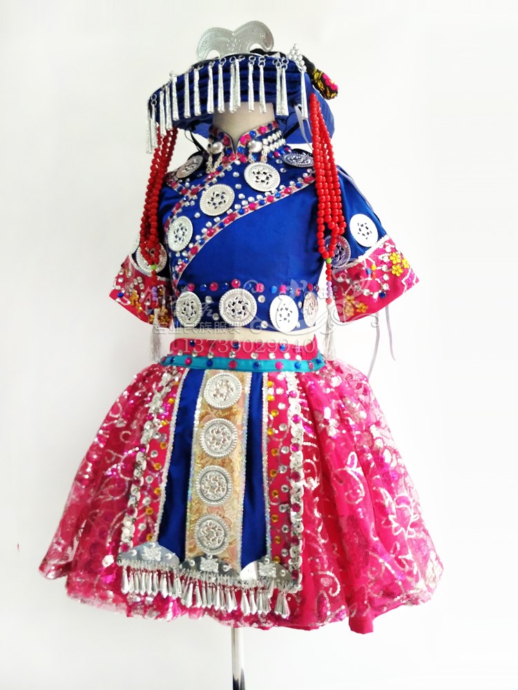 新款儿童独唱彝族舞蹈服装快乐阳光儿童演出服布依族服装在类目 女装/女士精品, 唐装/民族服装/舞台服装, 民族服装/舞台装中 - 来自Buy2taobao.com提供专业的淘宝代购服务