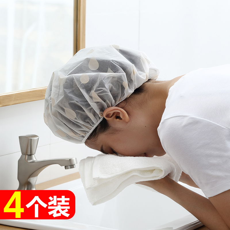 防水浴帽成人女款洗澡头发罩淋浴头套帽子沐浴发套炒菜防油烟在类目 家庭/个人清洁工具, 个人洗护清洁用具, 浴帽中 - 来自Buy2taobao.com提供专业的淘宝代购服务