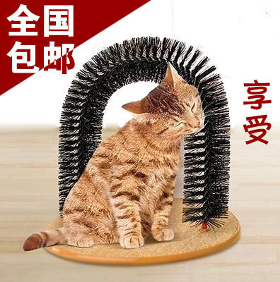 purrfect arch Door type cat brush Brush brush Hair cleaner Cat grab board toy The cat climbing framein the Pet/Pet food and supplies , Cat/Dog Toys , Other Toys category - from Buy2taobao.com to provide professional Taobao agent buy service