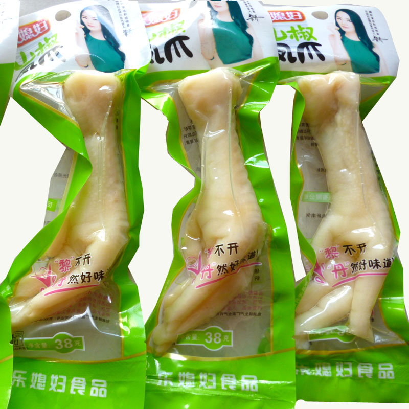 乐媳妇泡山椒辣凤爪香酥不辣鸡爪多味香辣双爪子鸡脚单个小包装|ruв категории закуски/орехи/специальность, вяленое мясо/свинину, говядину/мясное закуски, курица закуски - от Buy2taobao.com для оказания профессиональной услуги покупки агента Taobao