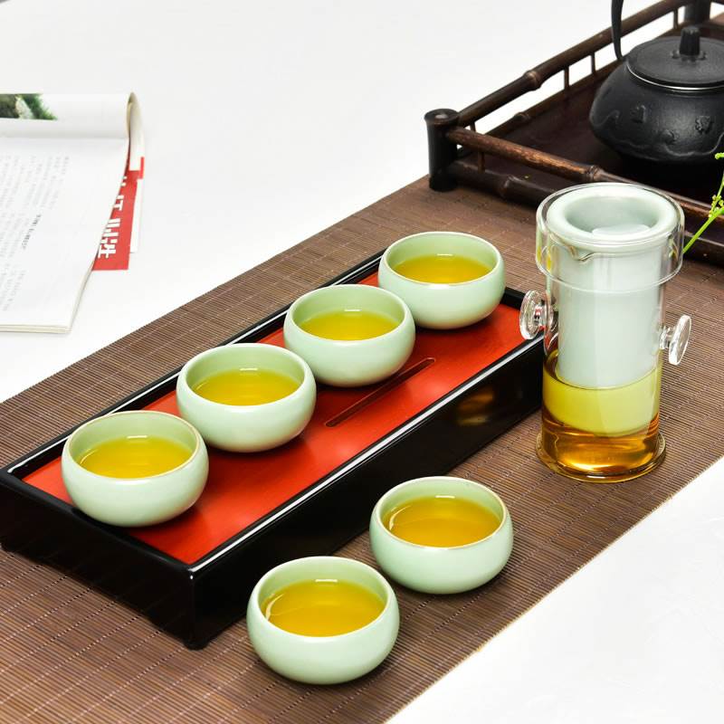 耐热玻璃红茶泡茶器过虑双耳杯花茶壶冲茶器陶瓷功夫茶具套装礼品|ruв категории посуда, чайный сервиз, кунг - Фу, чайный сервиз - от Buy2taobao.com для оказания профессиональной услуги покупки агента Taobao