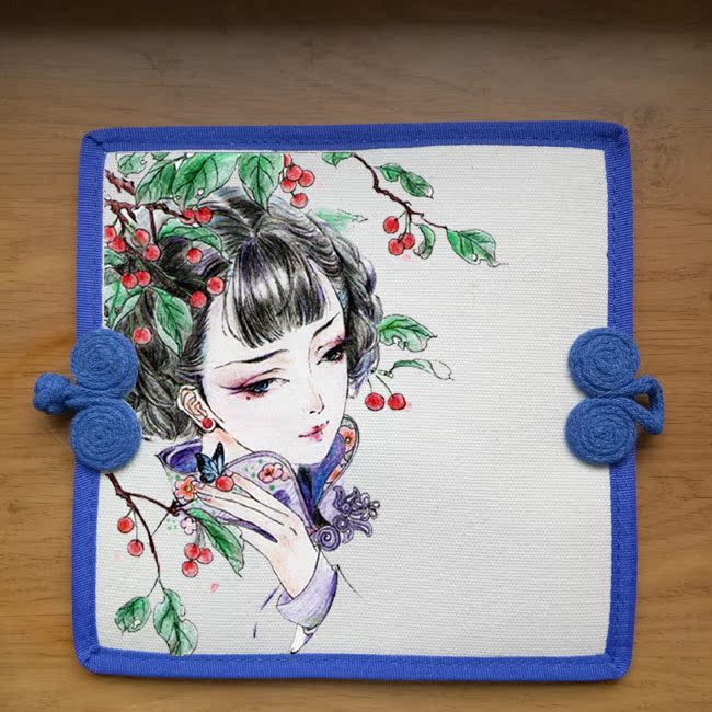 彼岸花開 複古布藝長款帆布女式手繪錢包 支持自帶圖案私人繪制在類目 個性定製/設計服務/DIY, 服飾箱包定製, 箱包定製, 卡套/卡包/錢包中 - 來自Buy2taobao.com提供專業的淘寶代購服務