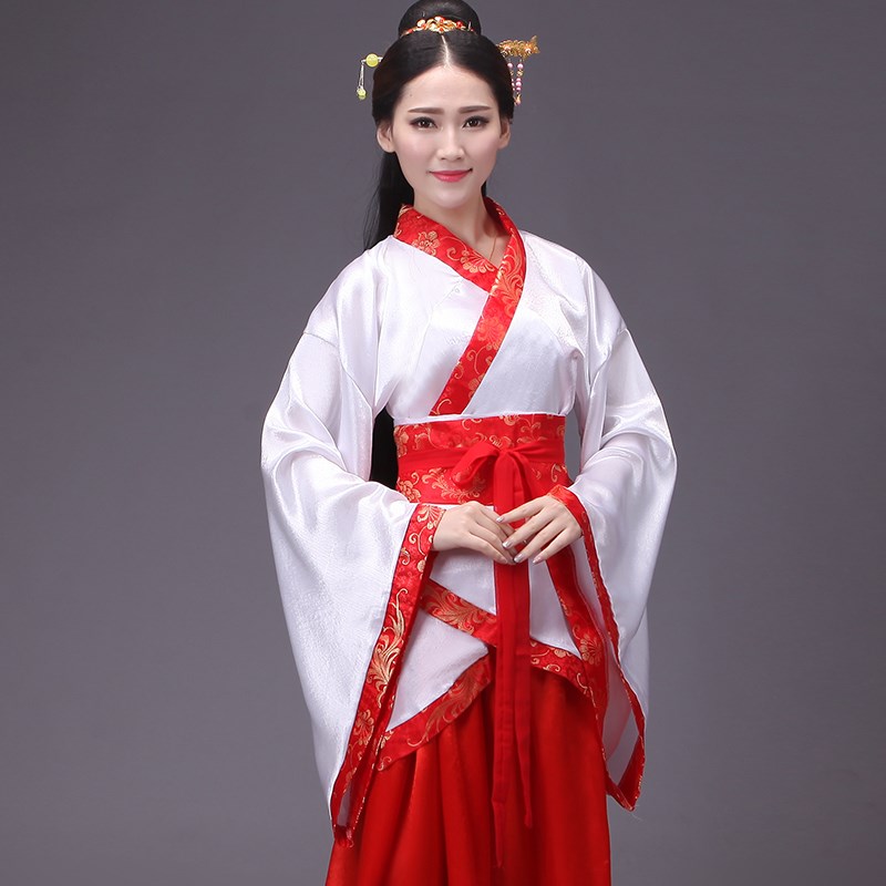 大人喜慶古裝寬松演出多色古裝店鋪白色設計女舞裙衣服古裝漢服在類目 女裝/女士精品, 唐裝/民族服裝/舞臺服裝, 民族服裝/舞臺裝中 - 來自Buy2taobao.com提供專業的淘寶代購服務