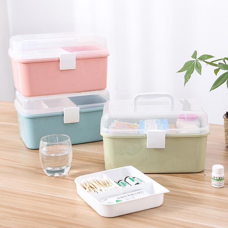卡通可爱收纳箱桌面寝室储物箱手提药品化妆品收纳盒家用医药箱子在类目 收纳整理, 家庭收纳用具, 储物箱, 医药箱中 - 来自Buy2taobao.com提供专业的淘宝代购服务
