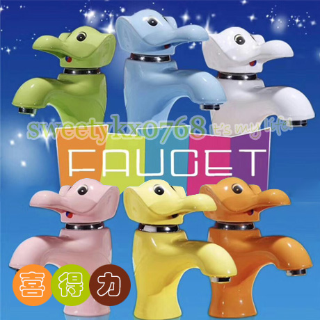 children Cartoon Basin Faucet elephant Washbasin Faucet ceramics Hot and cold taps Wash basin basinin the Decoration main material , Toiletries , Bathroom faucet , Basin mixer category - from Buy2taobao.com to provide professional Taobao agent buy service