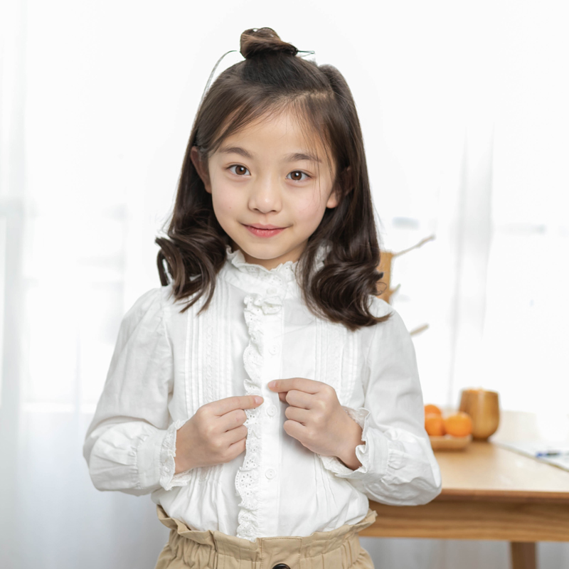 2019春款新款女童襯衫洋氣純白純棉兒童襯衣長袖打底衫中大童童裝在類目 童裝/嬰兒裝/親子裝, 襯衫中 - 來自Buy2taobao.com提供專業的淘寶代購服務