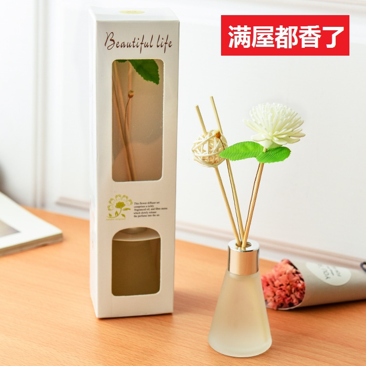 卧室房间香薰瓶家用厕所除臭干花无火香氛香薰精油室内藤条香水|ruв категории туалетные чище/санитарно - гигиенических салфеток/бумага/Ароматерапия, Ароматерапия товаров, аромат специй - от Buy2taobao.com для оказания профессиональной услуги покупки агента Taobao