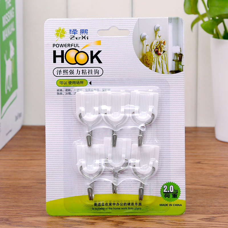 originality Strength Viscose Hooks kitchen Hook 6 Bearing No trace After the door Hooks Wall hanging Coat hookin the Storage consolidation , Family finishing equipment , Hook/Sticky hooks category - from Buy2taobao.com to provide professional Taobao agent buy service