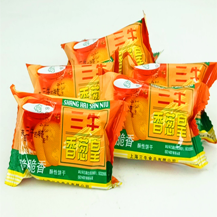 上海特产三牛香葱皇饼干 散装独立包装零食小吃休闲食品3斤起包邮|msdalam kategori makanan ringan/Nuts/Specialty, biskut/muncul, Biskut (baru), biskut - dari Buy2taobao.com untuk memberikan perkhidmatan ejen Taobao profesional membeli
