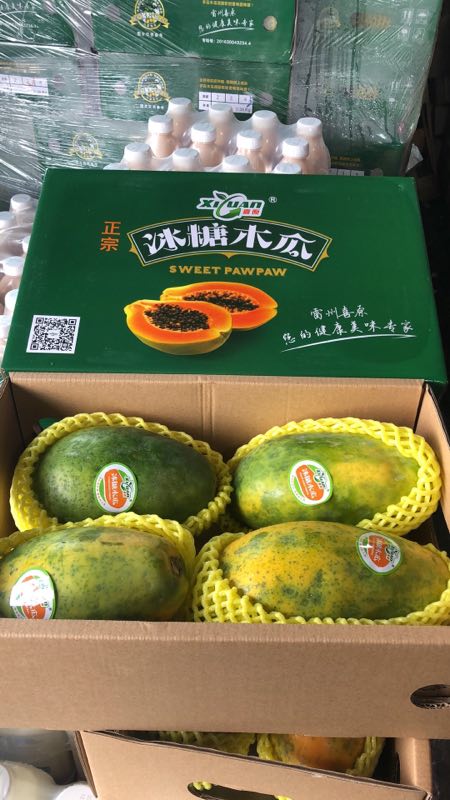 新鲜水果 孕妇下奶雷州冰糖喜原木瓜 红心树上熟5斤3-4粒 超级甜|ruв категории водной мясо/свежие фрукты и овощи/еда, свежие фрукты, папайя - от Buy2taobao.com для оказания профессиональной услуги покупки агента Taobao