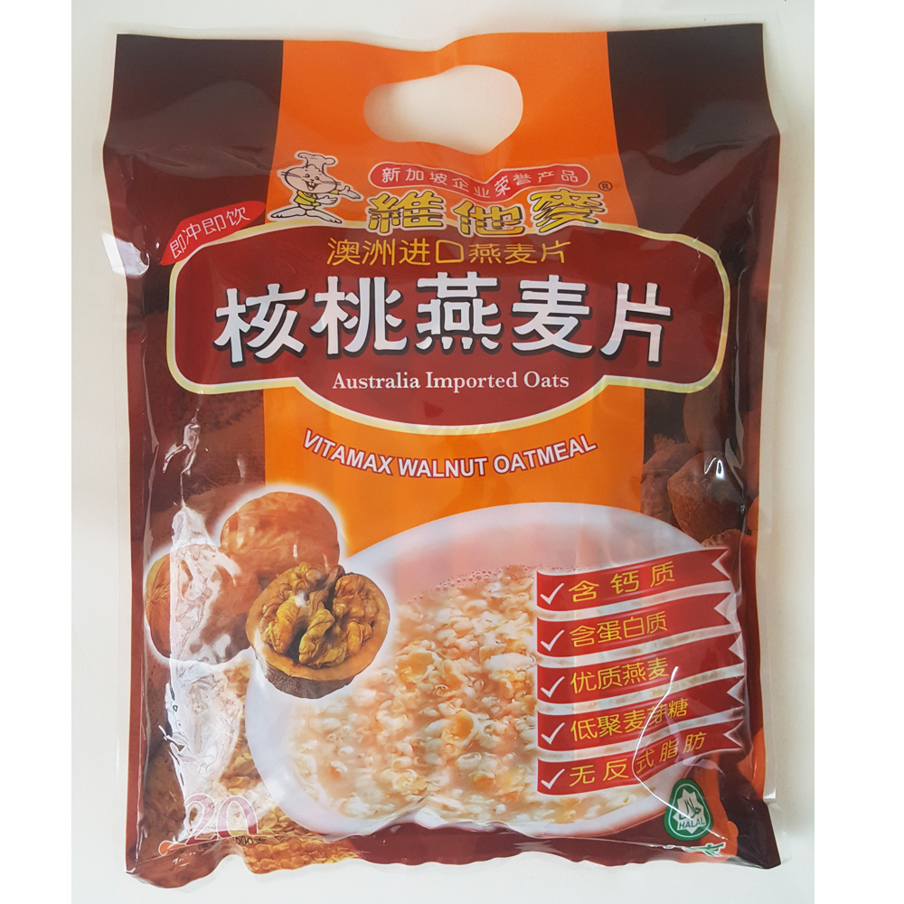 澳洲进口燕麦片 新加坡维他麦600g核桃燕麦片 即食早餐|ruв категории кофе/хлопья/напиток, арроурут/хлопья/Чонг напитки, заваривать хлопья - от Buy2taobao.com для оказания профессиональной услуги покупки агента Taobao