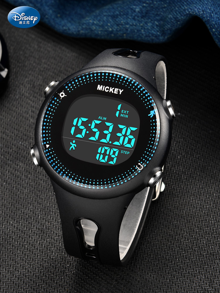 Disney Middle school student watch waterproof Pedometer motion Teenagers multi-function high school student Spreadsheetin the Wristwatch , Watch category - from Buy2taobao.com to provide professional Taobao agent buy service