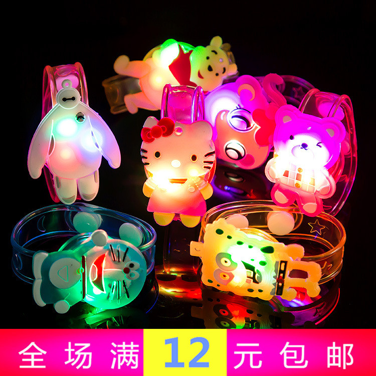 Cartoon watch Flash Wrist band luminescence Bracelet children gift Toys Style random hairin the Toy/Childs/Puzzle/Building block/Model , Electronic/Light/Aerated/Tricky Toy , Glow Toys category - from Buy2taobao.com to provide professional Taobao agent buy service