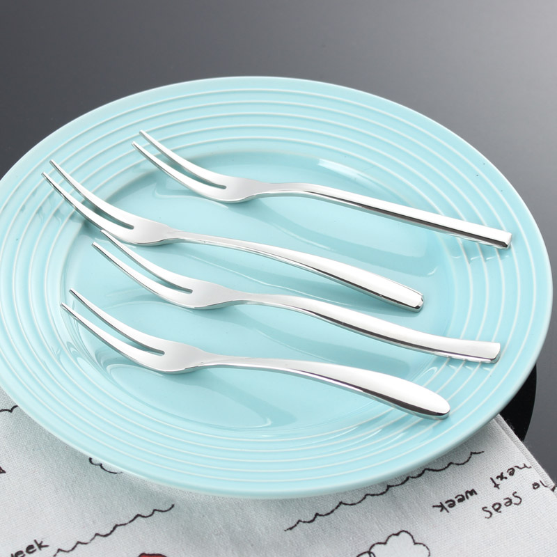 costa Stainless steel Fruit fork Fruit sign Dessert fork Dessert Cake fork Two teeth Forkin the Tableware , Tableware , Western fork category - from Buy2taobao.com to provide professional Taobao agent buy service