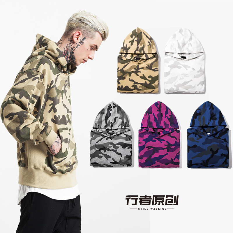 Europe and America Street Fashion lovers camouflage Sweater men and women Hooded Easy Pullover Terry coat Hoodie Hip hopin the Men's clothing, Sweater category - from Buy2taobao.com to provide professional Taobao agent buy service