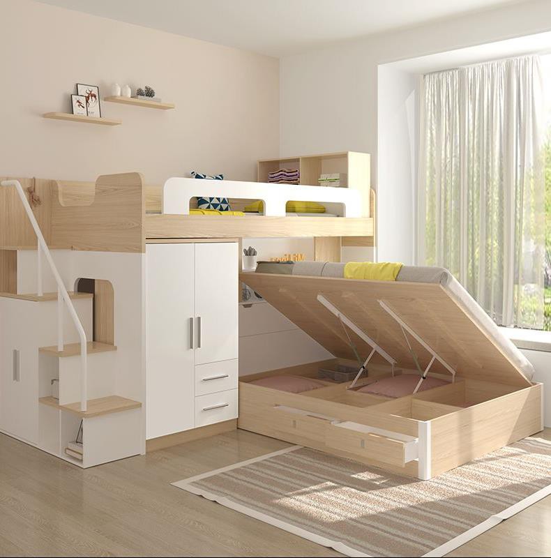 1.5 combination On the bed Children bed desk wardrobe double-deck bed Trundle adult Bunk bedin the Residential furniture , Beds , Height/Trundle category - from Buy2taobao.com to provide professional Taobao agent buy service
