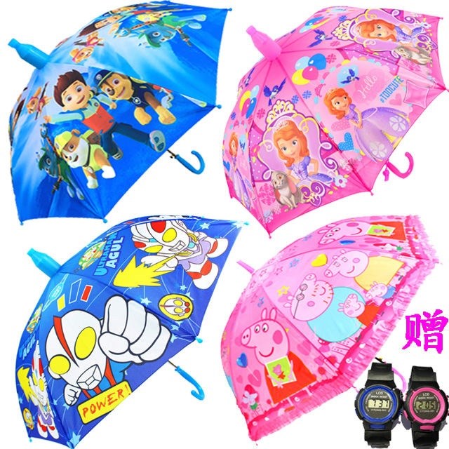 新防水套兒童雨傘男女孩卡通雨傘幼兒園小學生寶寶遮陽傘小孩直柄在類目 尿片/洗護/餵哺/推車牀, 揹帶/學步帶/出行用品, 雨傘中 - 來自Buy2taobao.com提供專業的淘寶代購服務