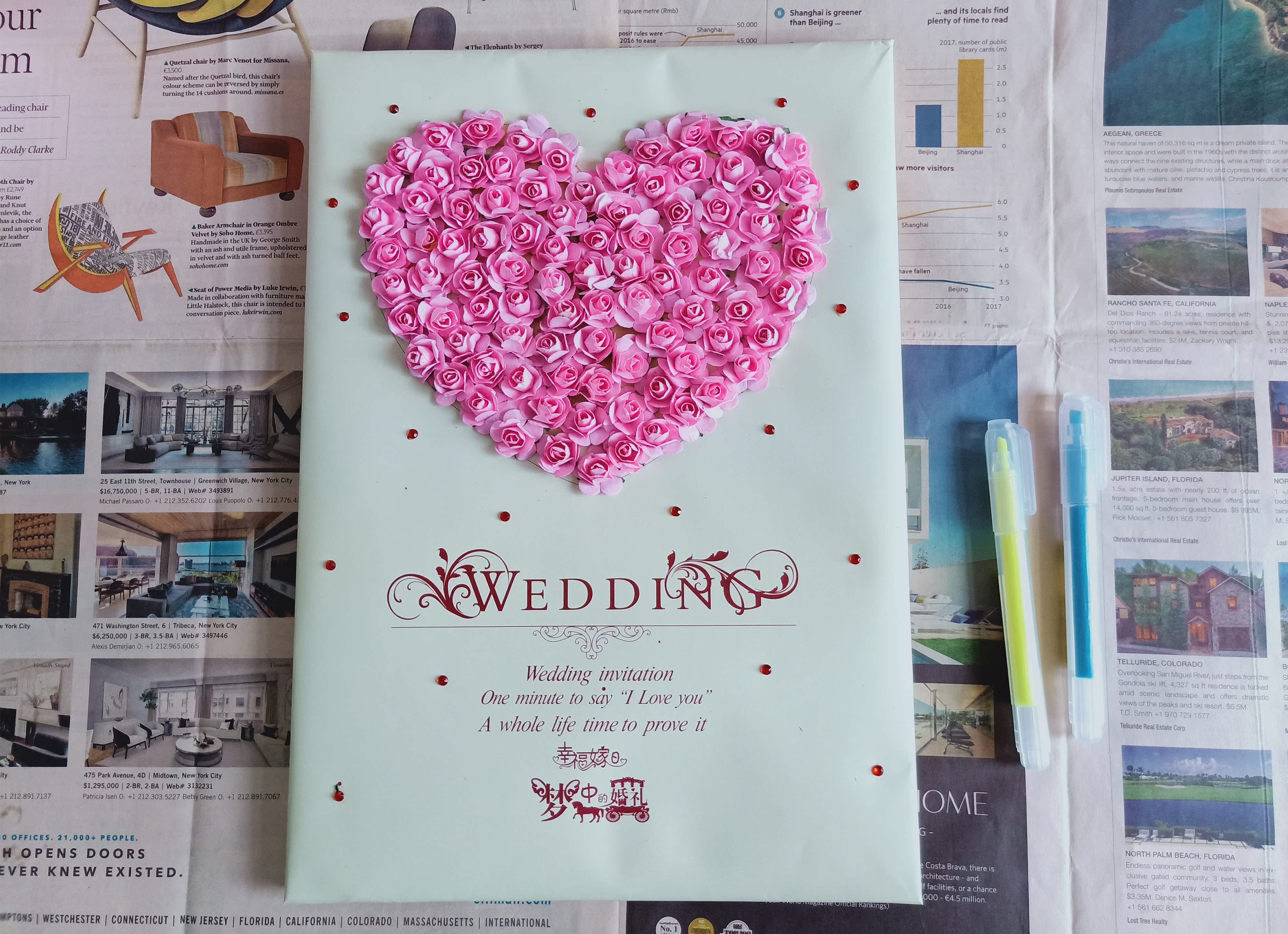 2019新款小清新粉嫩歐式婚禮簽到簿禮金冊簽名冊ins 風網紅簽到冊在類目 節慶用品/禮品, 禮金簿/簽名冊中 - 來自Buy2taobao.com提供專業的淘寶代購服務