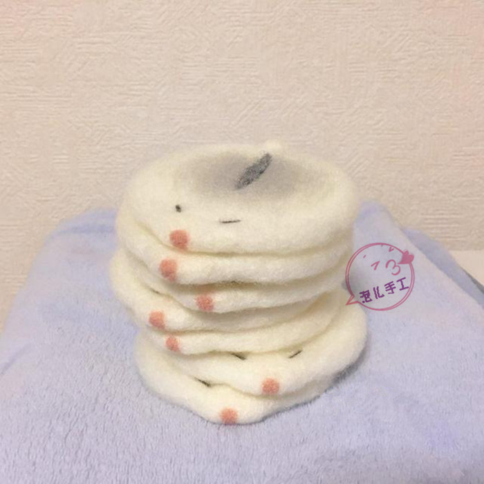 Wool Felt Hamsters Coaster Japan Poke fun manual finished product micro-blog Same item Mat Bowls mat Flattened guinea pigin the Tableware , Cup/Cups/Kettle , Coaster category - from Buy2taobao.com to provide professional Taobao agent buy service