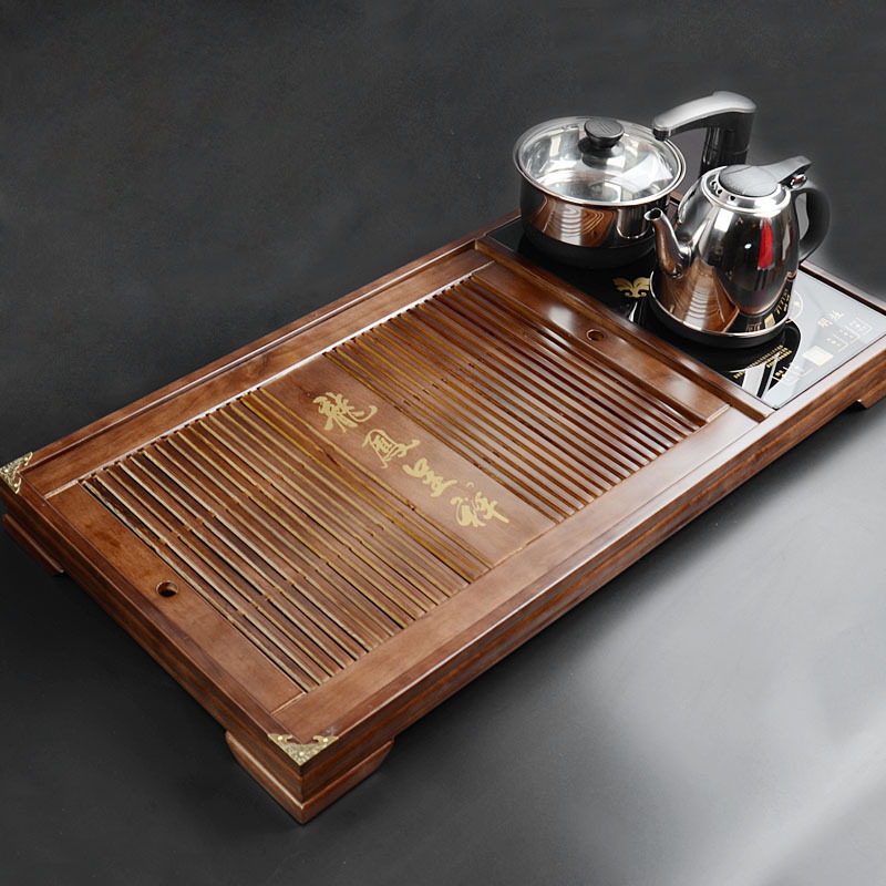 厂家直销实木柯木龙凤呈祥茶盘整套茶具套装四合一快速炉电器在类目 餐饮具, 茶具, 茶盘中 - 来自Buy2taobao.com提供专业的淘宝代购服务