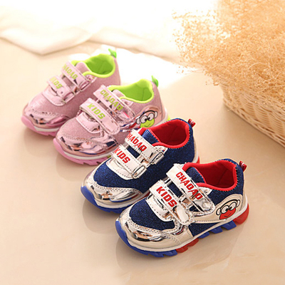 2016秋季新款儿童运动鞋透气网面女童鞋男童跑步鞋休闲网鞋旅游鞋