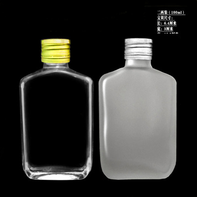 热销100ml小酒瓶玻璃瓶透明磨砂江小白同款空瓶子可定制LOGO标签在类目 餐饮具, 酒壶/酒杯/酒具, 家用酒壶中 - 来自Buy2taobao.com提供专业的淘宝代购服务