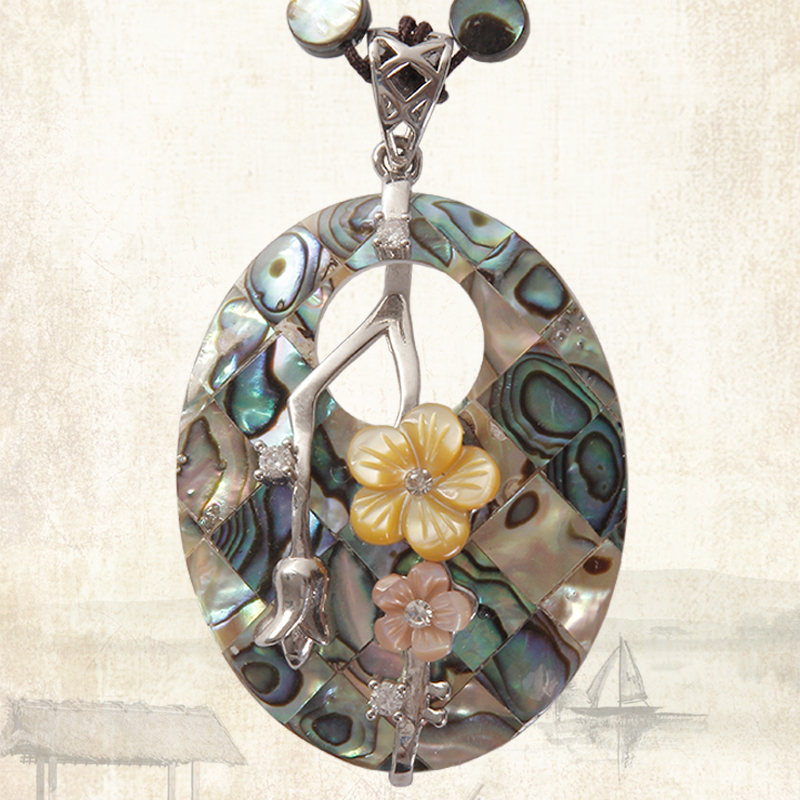 珍珠母贝鲍鱼贝项链白碟贝吊坠黑碟贝女项坠欧美韩时尚海贝毛衣链在类目 饰品/流行首饰/时尚饰品新, 项坠/吊坠中 - 来自Buy2taobao.com提供专业的淘宝代购服务