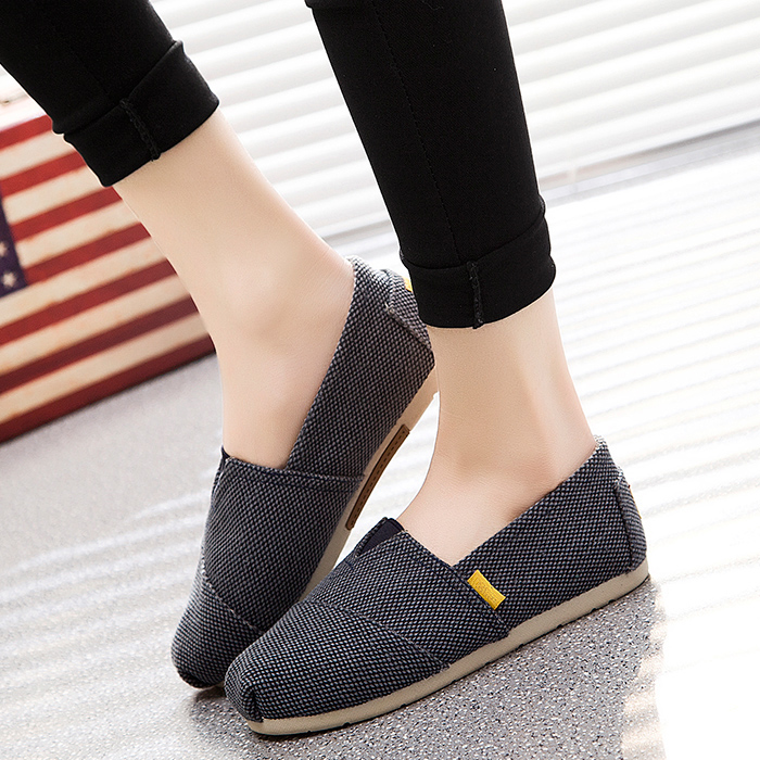 2015 Spring and summer canvas shoe Women's Shoes The thickness of the bottom Lok Fu shoes Cowboy shoes student Pedal Lazy shoes Leisure shoesin the Women's Shoes, Canvas shoes category - from Buy2taobao.com to provide professional Taobao agent buy service