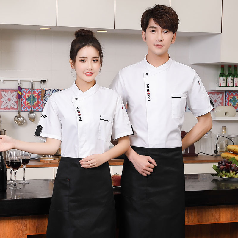 厨师工作服短袖男女夏季酒店餐厅透气薄款后厨厨房烘焙蛋糕店衣服|ruв категории Мужская одежда, костюм, оснастки форму - от Buy2taobao.com для оказания профессиональной услуги покупки агента Taobao
