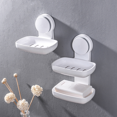 肥皂盒壁挂香皂架免打孔皂盒沥水卫生间肥皂架壁挂式香皂盒非吸盘