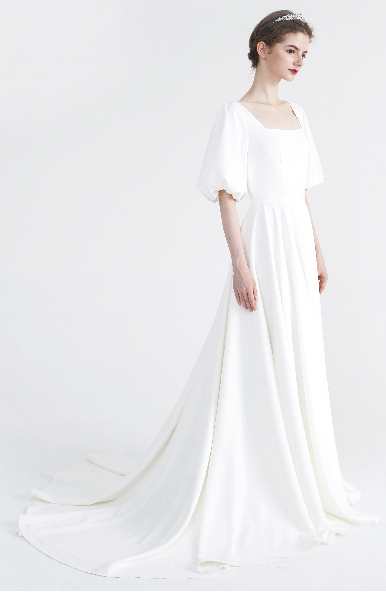DREAMER Classical temperament square neck broad type design Autumn and winter Wedding dressin the Women's clothing/Boutique , Wedding/Cheongsam/Formal dress , Wedding category - from Buy2taobao.com to provide professional Taobao agent buy service