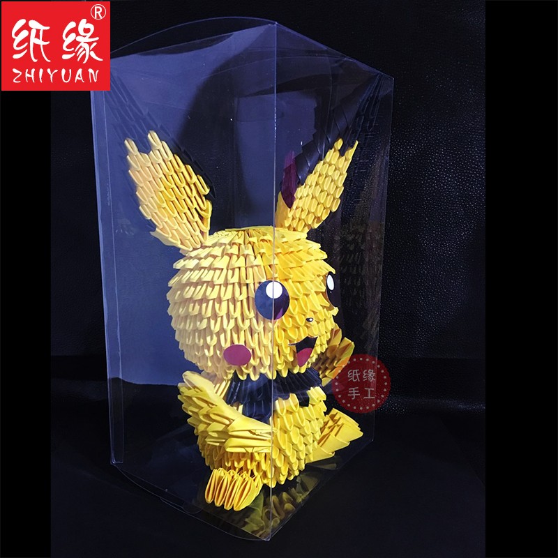 纸缘手工三角插卡通成品包装盒透明盒手工成品防尘盒|ruв категории офисное оборудование/расходные материалы/соответствующие услуги, упаковочного оборудования/знаки и расходных материалов, подарочная коробка - от Buy2taobao.com для оказания профессиональной услуги покупки агента Taobao