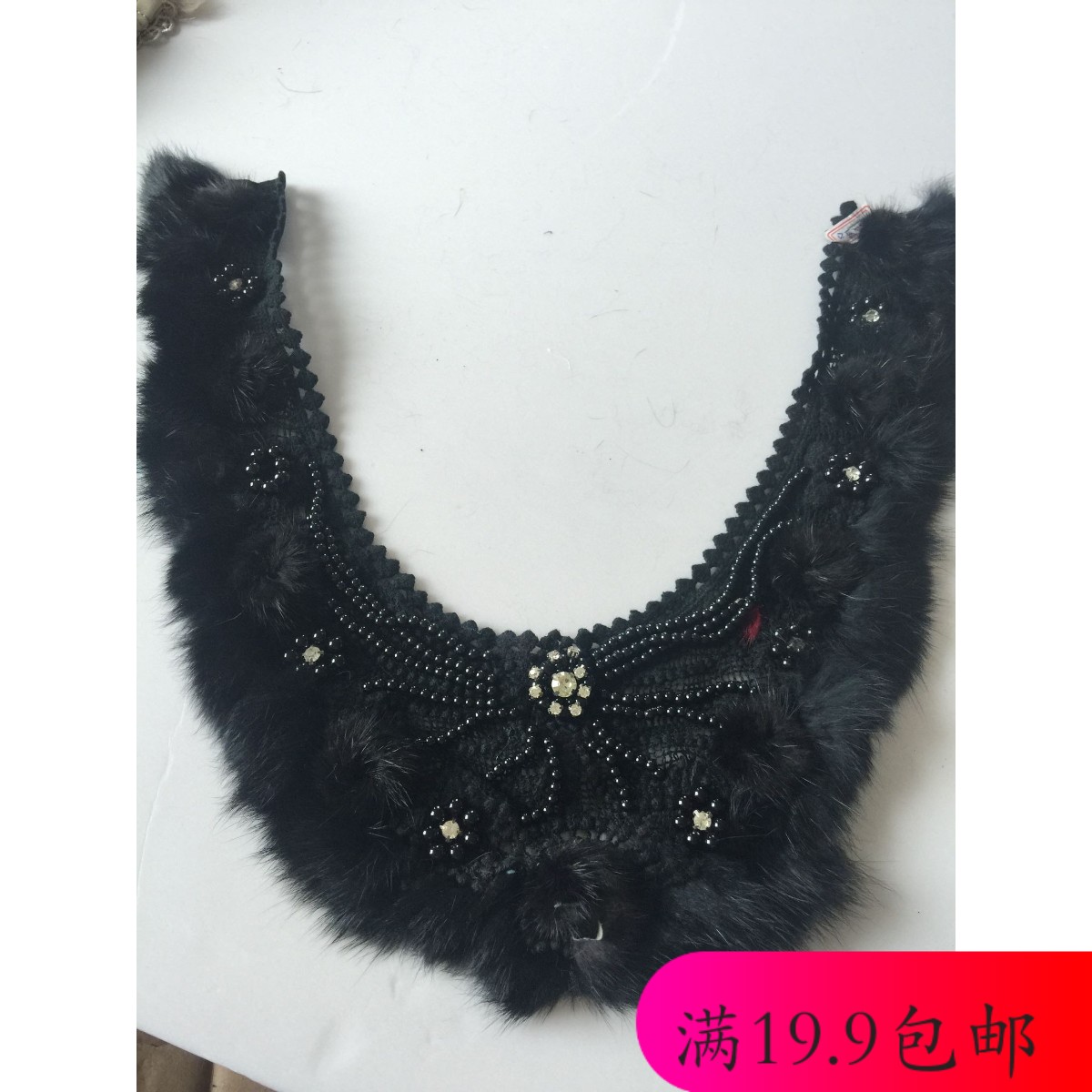 Japan and South Korea Special Offer Clearance processing Rabbit's hair Collar sample diy manual clothes decorate parts False collar Necklinein the Accessories/Leather belt/Hat/Muffler , Collar accessories , False Collar category - from Buy2taobao.com to provide professional Taobao agent buy service
