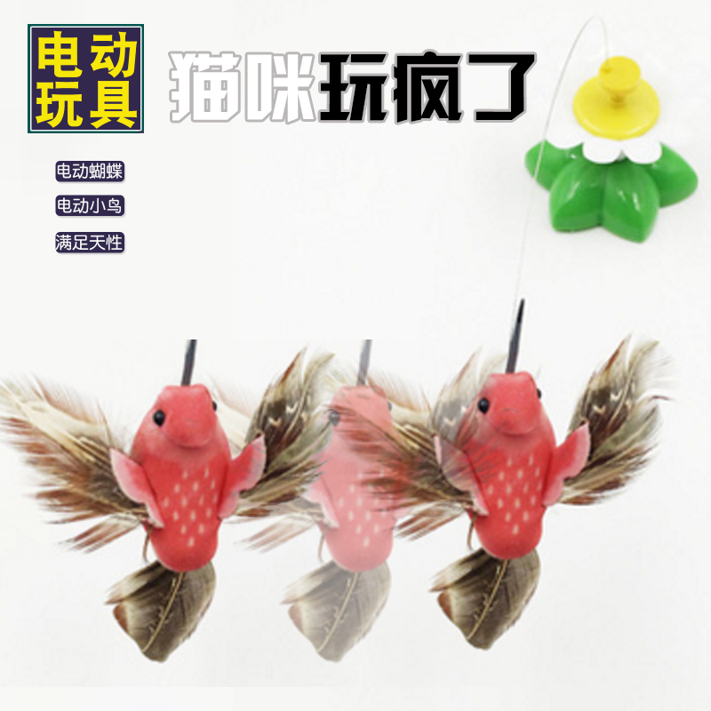 Toys Cat teaser stick Kitty interaction Toys Electric Flying Feather Hummingbird Toys Kitty Toys Pets Suppliesin the Pet/Pet food and supplies , Cat/Dog Toys , Funny cat stick category - from Buy2taobao.com to provide professional Taobao agent buy service