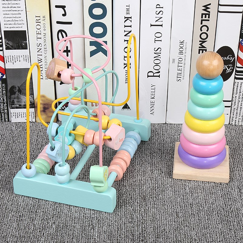 儿童启蒙早教形状配对积木套柱男女孩子宝宝1-2-3周岁益智力玩具|ruв категории игрушка/коляска/головоломка/блоки/модель, бусы/головоломка/в паре/демонтаж/бить игрушки, геометрия рукав колонка - от Buy2taobao.com для оказания профессиональной услуги покупки агента Taobao