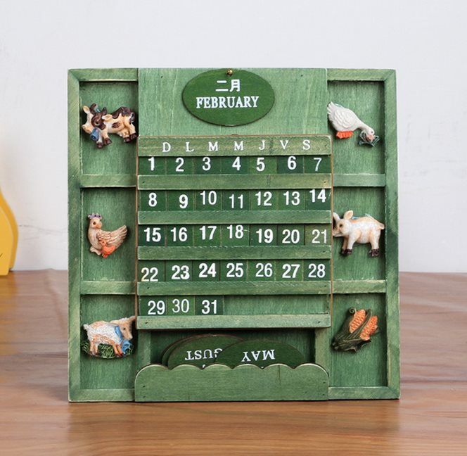 2018 originality Best Sellers manual Souptoys Wooden desk calendar calendar Building blocks Home Furnishing Calendar DIY Single-page calendarin the Home Daily , Calendar category - from Buy2taobao.com to provide professional Taobao agent buy service