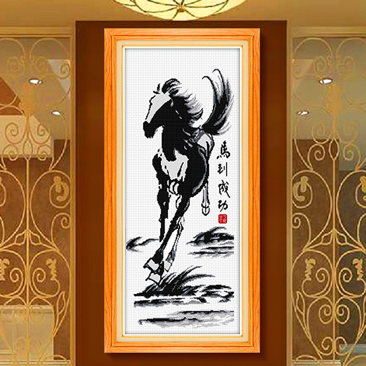 Promotion Cross stitch finished product Gain an immediate victory Ink Washing machine animal Sell modernin the Home Fabric , Stitch & Tools Accessories , Cross-stitch finished category - from Buy2taobao.com to provide professional Taobao agent buy service