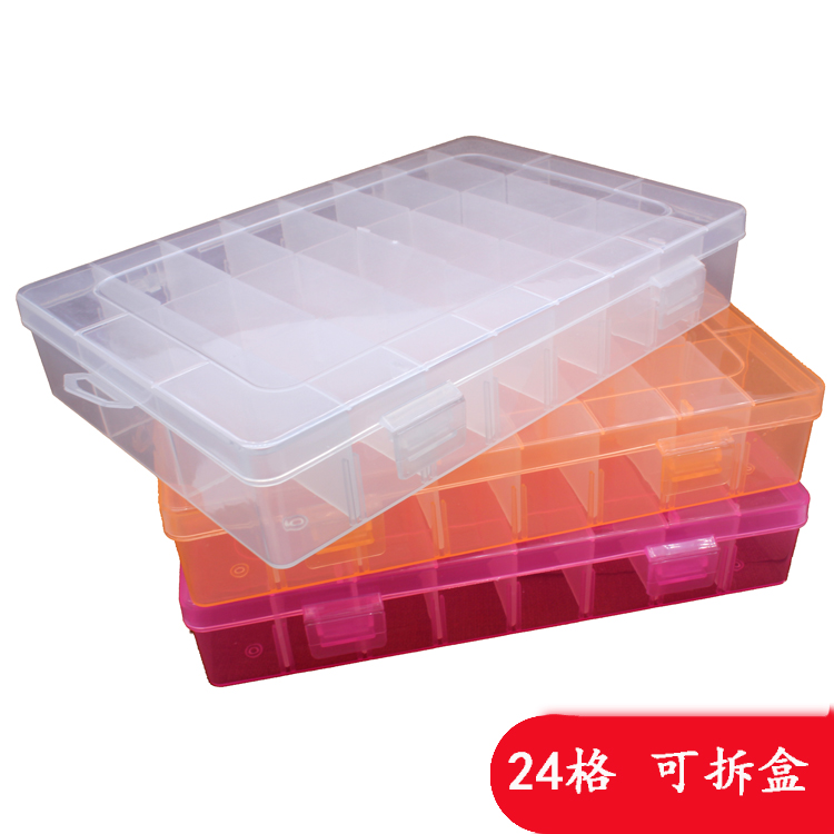 24格可拆透明塑料首饰盒 格子收纳盒药盒储物盒耳钉耳环diy饰品盒在类目 居家布艺, 缝纫DIY材料、工具及成品, 布艺DIY成品, 收纳盒中 - 来自Buy2taobao.com提供专业的淘宝代购服务